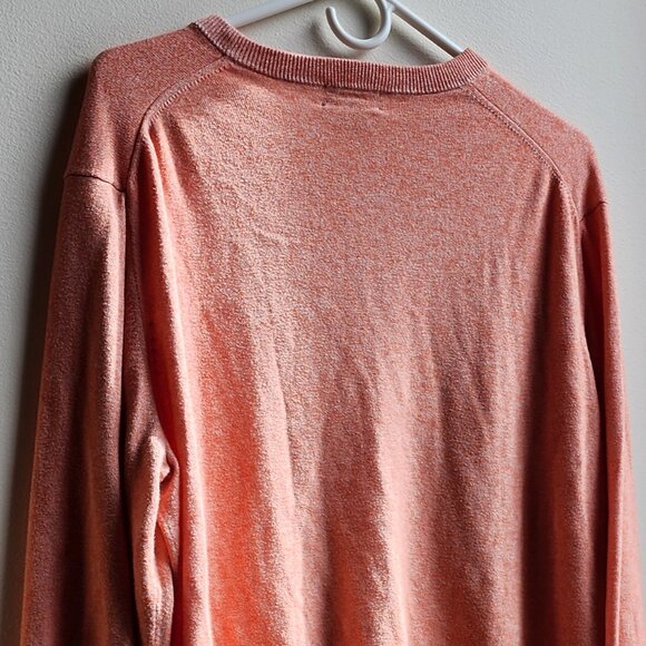 Brooks Brothers "346" Peach/Pink V-Neck Sweater Size Large - Picture 10 of 16
